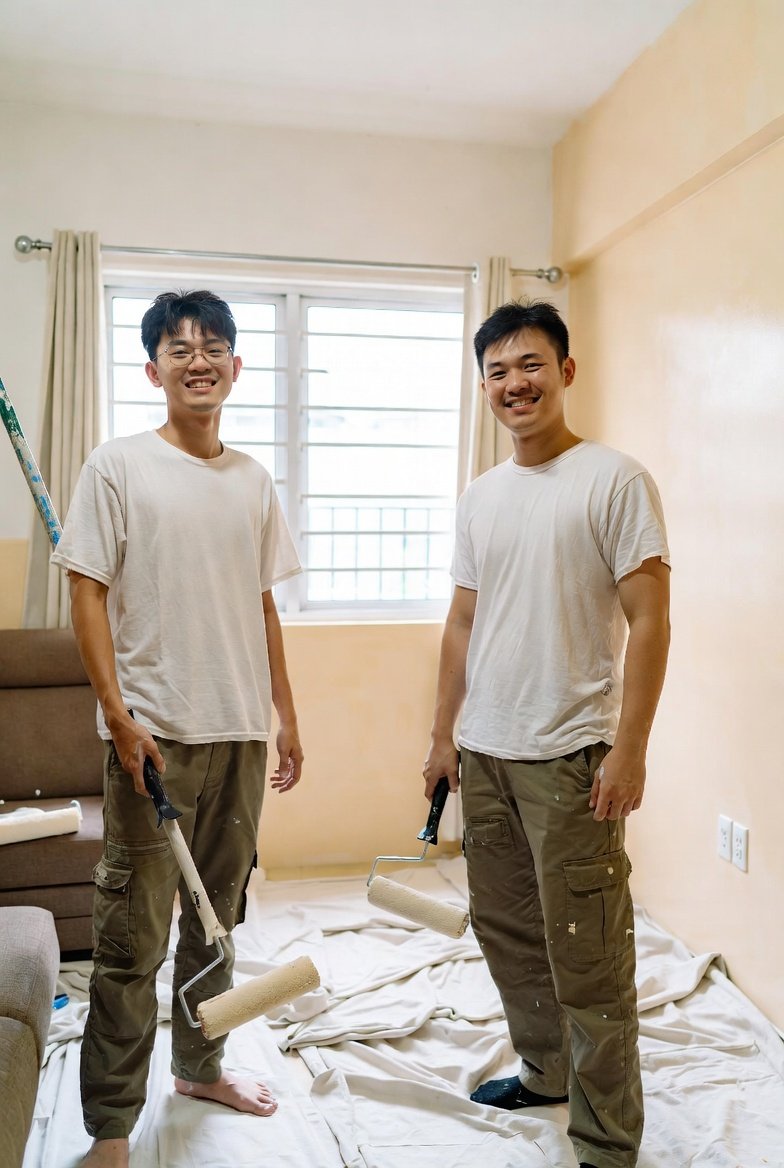 JLK painting team at work